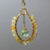 Screenshot Gold Wire Kite Peridot Earrings