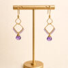hedylane-p01-gold-diamond-amethyst-stand-restored-2000 Gold Wire Diamond Amethyst Earrings