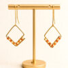 hedylane-p05-square-carnelian-stand-2000 Gold Wire Square Carnelian Earrings