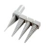 wire-mandrel-4-shape-set 4-Piece Wire Wrapping Mandrel Set — round, oval, triangle and square stepped mandrels