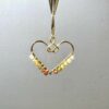 Handmade Rainbow Gemstone Heart Earrings