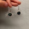 Abalone Shell Sunburst Drop Earrings