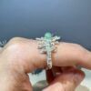 product6-02 Sculptural Crystal Wave Wire Ring